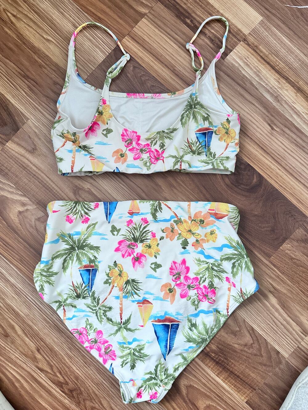 Old Navy Tropical Hawaiian Women’s High Waist Bikini